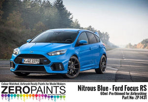 Zero Paints ZP-1431 Nitrous Blue - Ford Focus RS Paint 60ml – zdjęcie 3