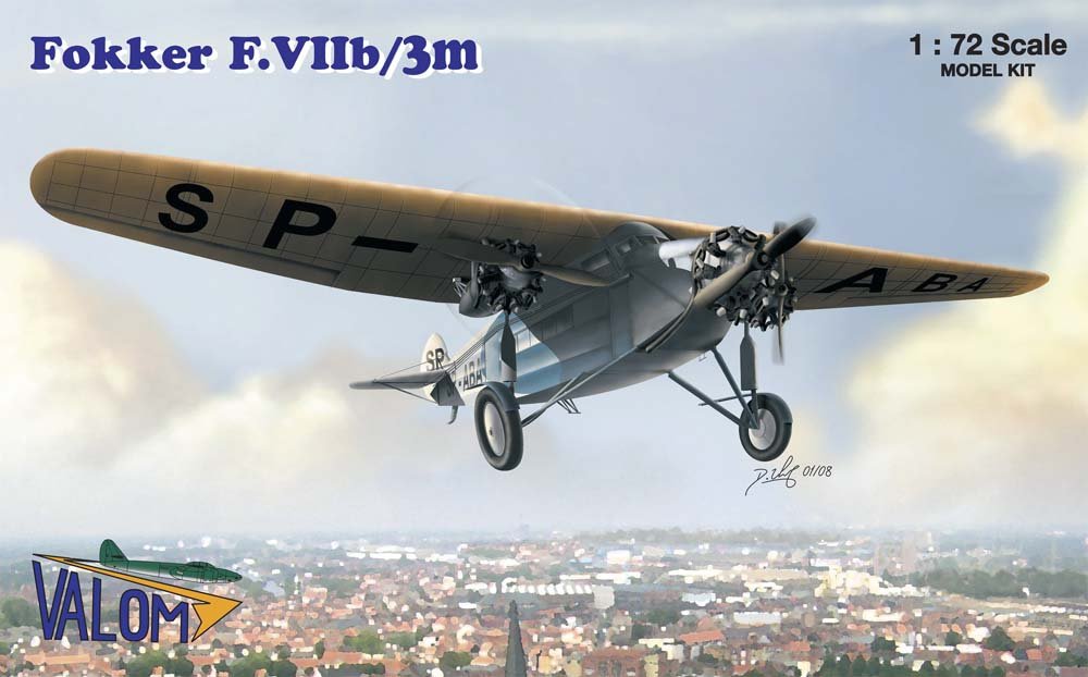 Valom 72037 Fokker F.VIIb/3m 1/72