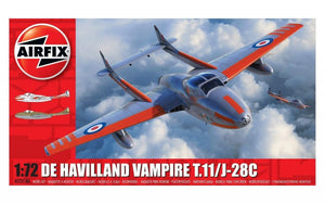 Airfix 02058A deHavilland Vampire T.11 / J-28C 1/72 – imagen 2