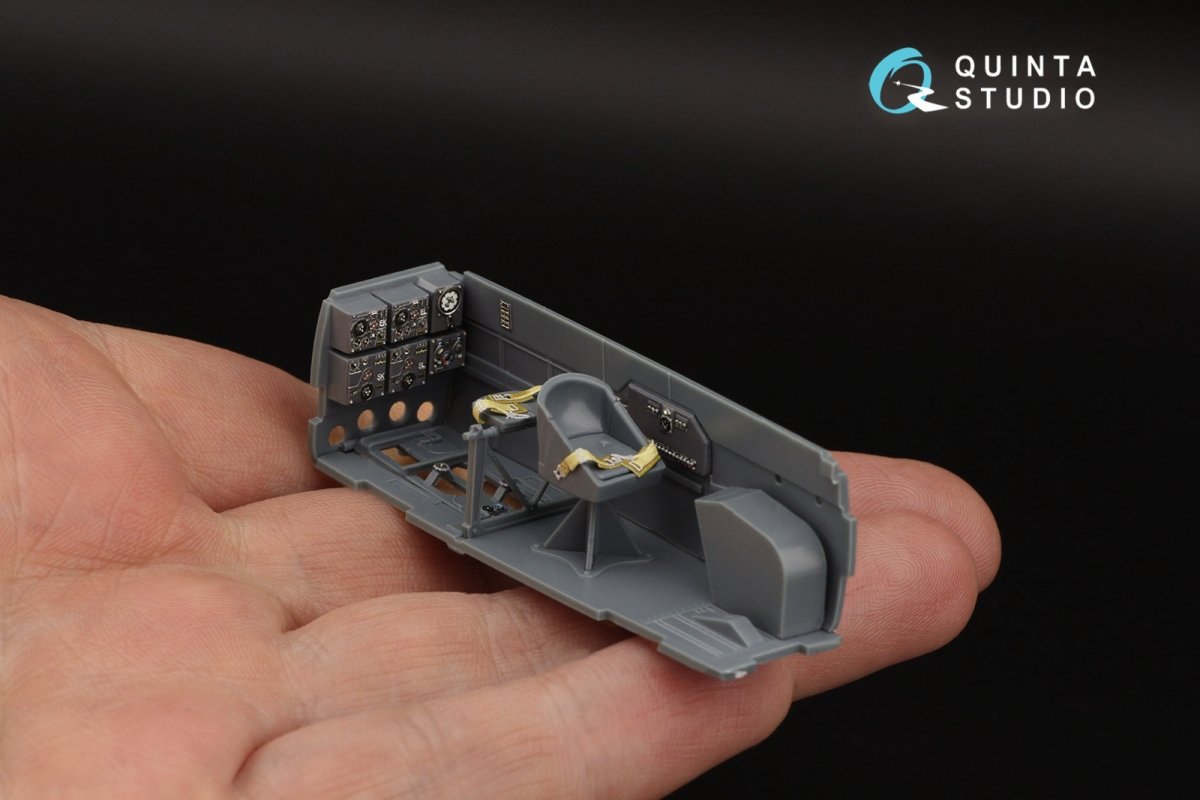 Quinta Studio QD48311 Bf 110C/D 3D-Printed &amp;amp; coloured Interior on decal paper (Eduard) 1/48 – immagine 8