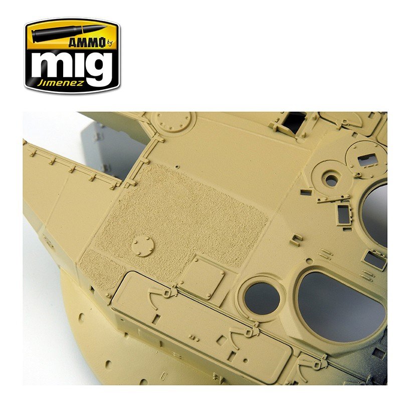 Ammo of Mig 2033 ANTI-SLIP PASTE - SAND COLOR FOR 1/35 – imagen 8