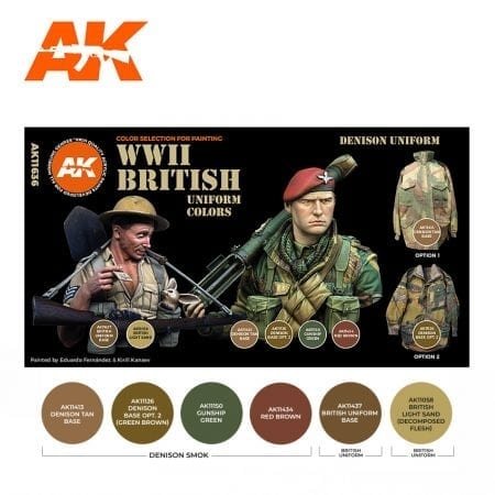 AK Interactive AK11636 COULEURS D&amp;#39;UNIFORME BRITANNIQUES DE LA SECONDE GUERRE MONDIALE – image 2