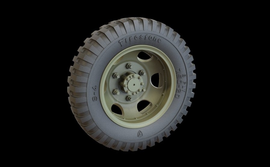 Panzer Art RE35-317 Studebacker road wheels set (Firestone) 1/35 – zdjęcie 3
