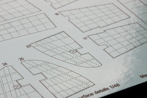 Eduard ER48003 P-38J raised rivets &amp;amp; surface details TAMIYA 1/48 – zdjęcie 5