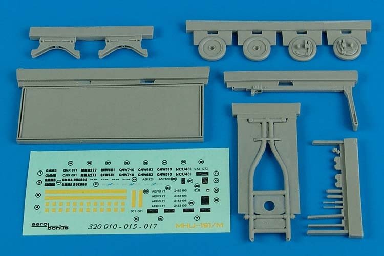Aerobonus 320017 MHU-191I/M with aero 71A skid platform 1/32