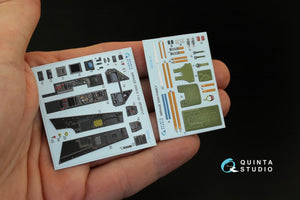 Quinta Studio QD32010 Mirage 2000-5 3D-Printed &amp;amp; coloured Interior on decal paper (for Kitty Hawk kit) 1/32 – immagine 2