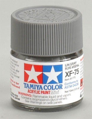 Tamiya XF75 IJN Gray (Kure Arsenal) (81775) Acrylic paint 10ml – imagen 2