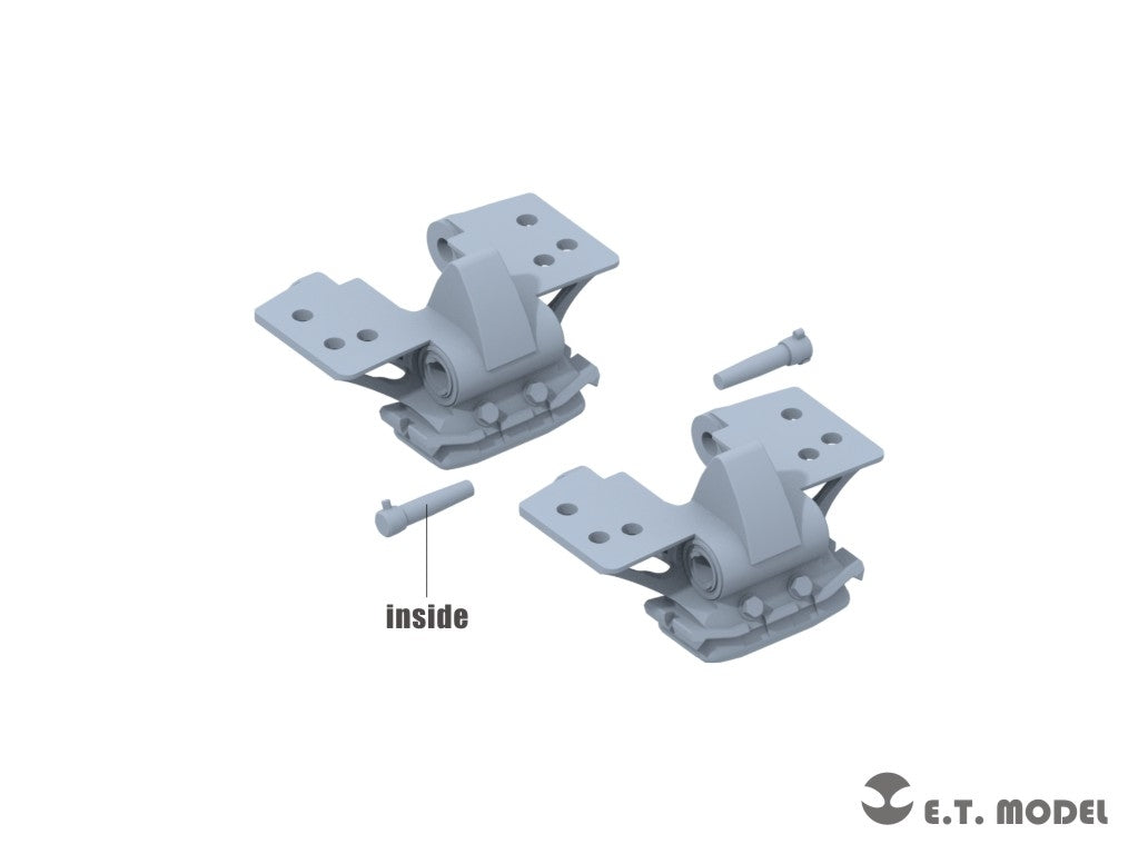 E.T. Model P35-405 WWII German Sd.kfz.251/Sd.kfz.11 Track links &amp;amp; Sprockets Early 3d Printed 1/35 – imagen 3