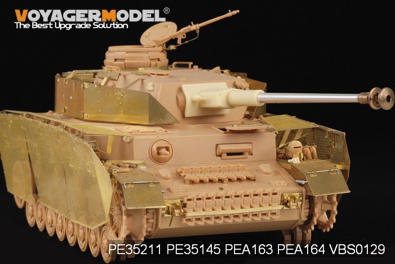 Voyager Model PEA164 WWII German Panzer.IV Ausf.J &amp;quot;Thoma shields&amp;quot; wire mesh schürzen (For All) 1/35 – imagen 9