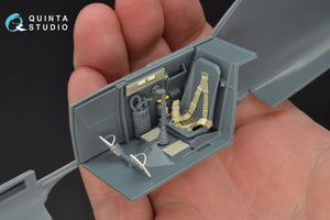 Quinta Studio QD32048 Bf 109E-3 3D-Printed &amp;amp; coloured Interior on decal paper (for Eduard kit) 1/32 – imagen 7