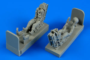 Aerobonus 480115 USAF Pilot &amp;amp; Operator with ejection seats for A-37 Dragonfly 1/48