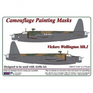 AML M73042 Vickers Wellington Mk.I - Camouflage Painting Masks 1/72