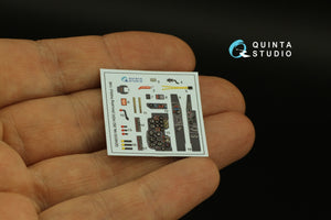Quinta Studio QD48300 Me 262 HGIII 3D-Printed coloured Interior on decal paper (Amusing Hobby) 1/48 – imagen 5