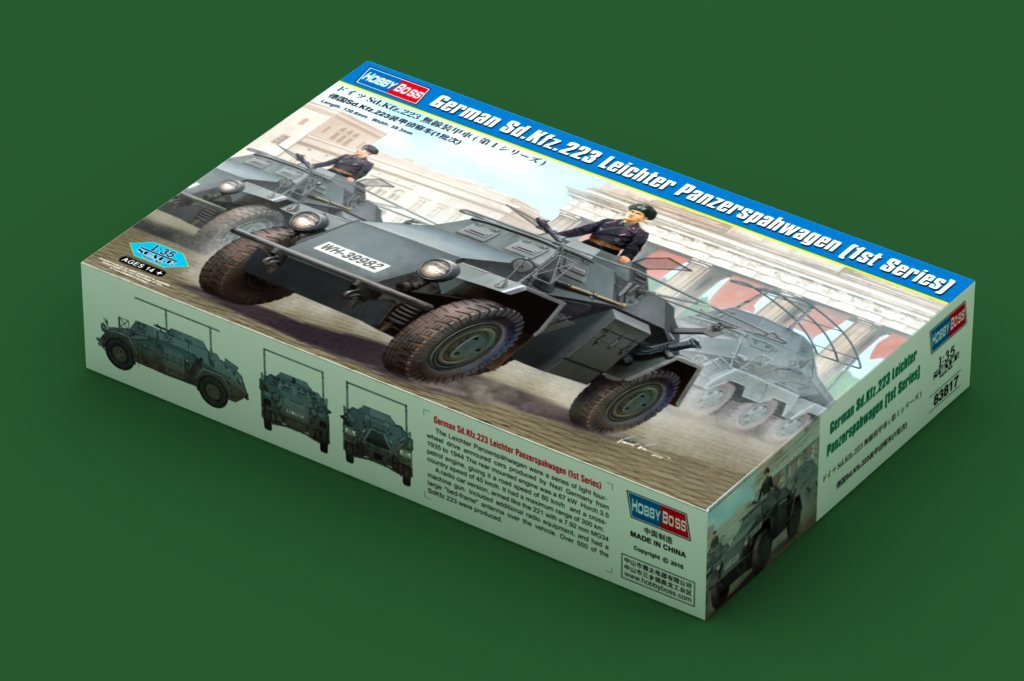 Hobby Boss 83817 German Sd.Kfz.223 Leichter Panzerspahwagen (1st Series) 1/35 – zdjęcie 2