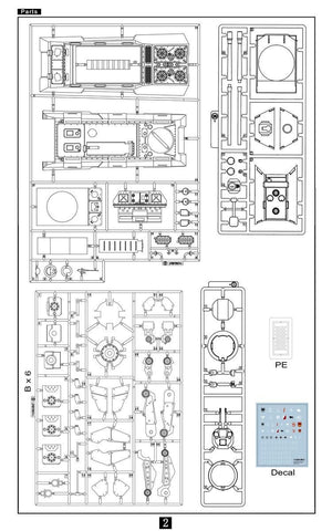 Modelcollect UA72126 Fist of War German WWII E-100 Supper Heavy Tank Nothung 1/72 – imagen 5