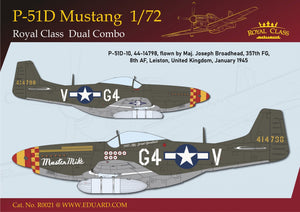 Eduard R0021 P-51D MUSTANG DUAL COMBO 1/72 – imagen 26
