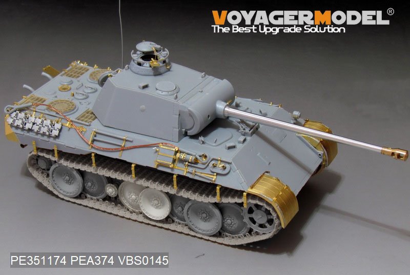 Voyager Model PE351174 WWII German Panther A early ver. Basic（For MENG TS-046）1/35 – immagine 11