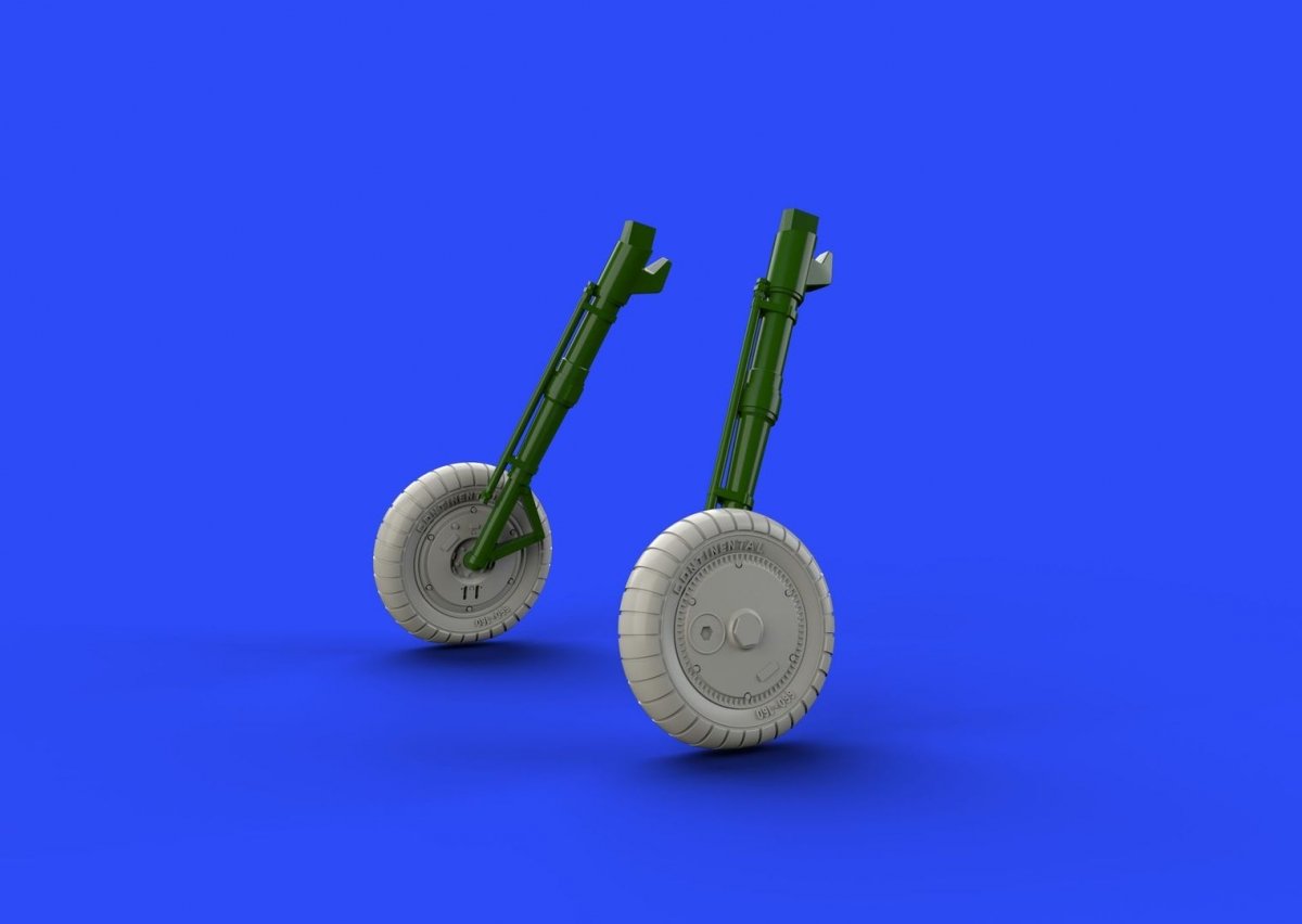 Roues Eduard 648261 Bf 109G-6 au 1/48