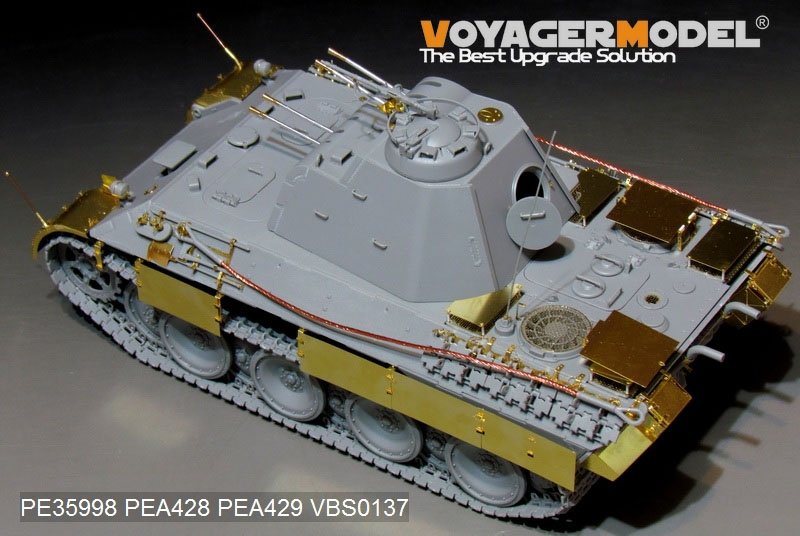 Voyager Model PE35998 WWII German FlaKPanzer V FlaKvierling 20mm MG 151/20 Basic For TAKOM 2105 1/35 – imagen 8