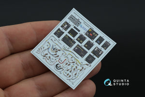 Quinta Studio QD+35144 AH-64A forward avionics bays 3D-Printed &amp;amp; coloured Interior on decal paper (Trumpeter) (with 3D-printed resin parts) 1/35 – Bild 5
