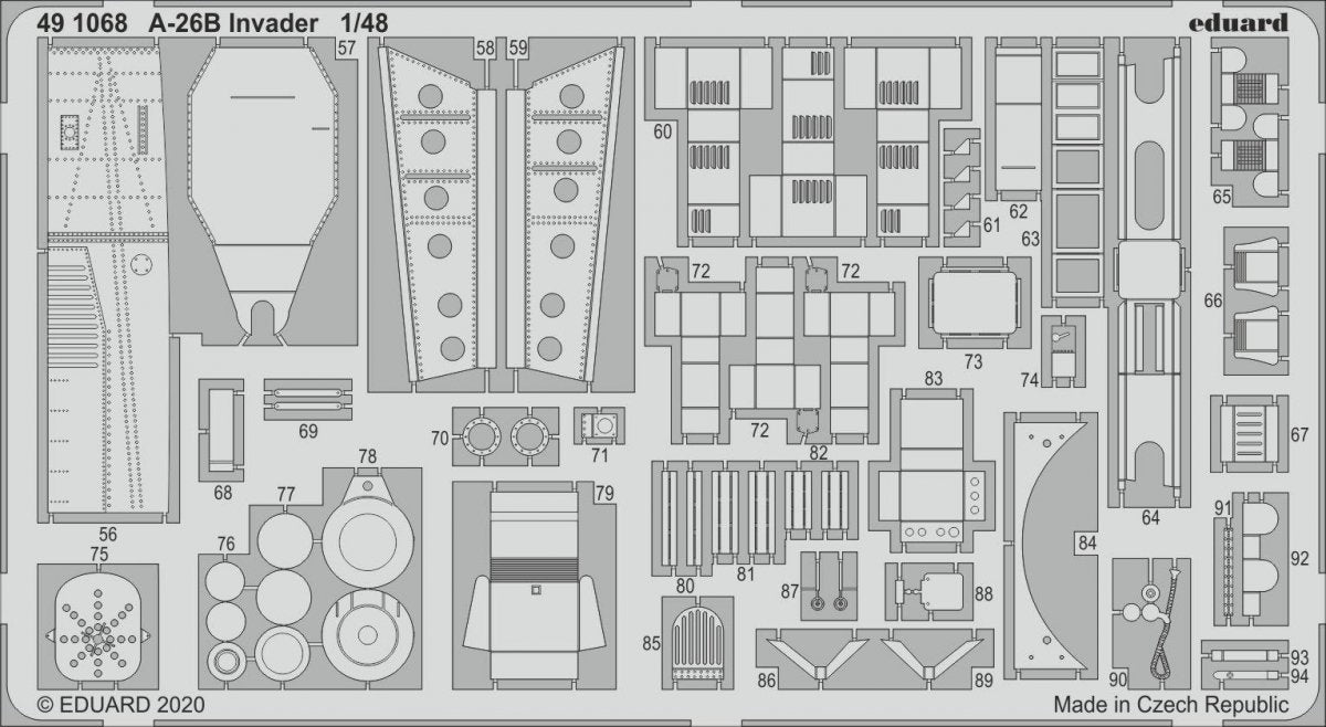 Eduard 491068 A-26B Invader 1/48 ICM – imagen 2