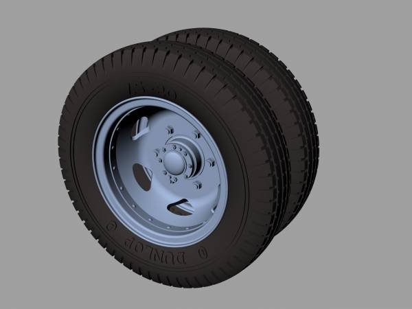 Panzer Art RE35-375 Opel Blitz road wheels early (commercial pattern) 1/35 – imagen 2