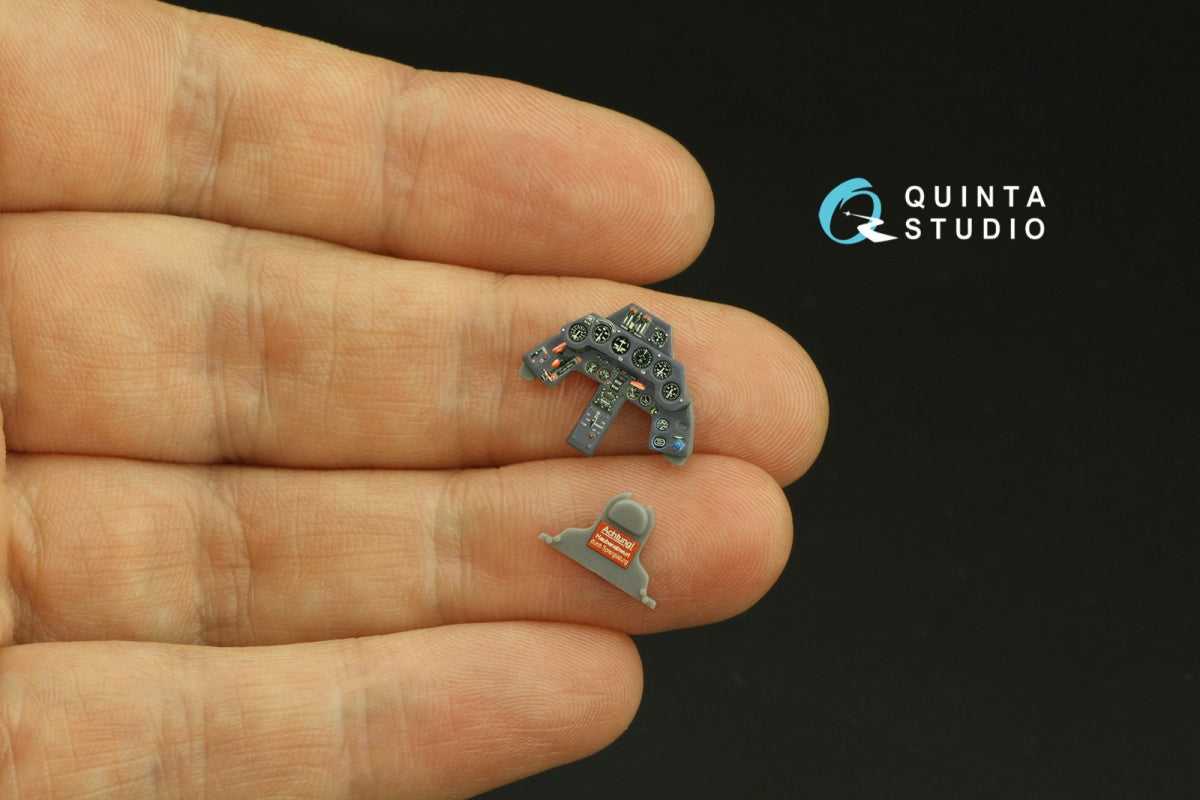 Quinta Studio QD48314 Fw 190A-3 3D-Printed &amp;amp; coloured Interior on decal paper (Tamiya) 1/48 – imagen 5