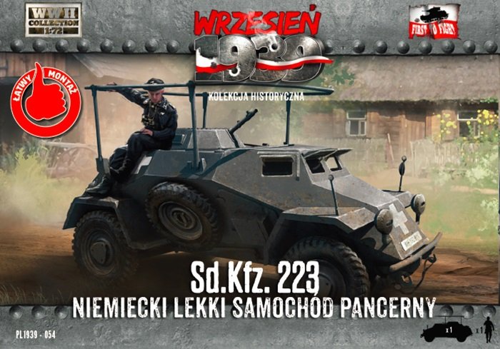 First to Fight PL054 German Light Armored Car Sd.Kfz. 223 (1/72) – image 2