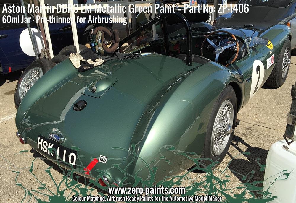 Zero Paints ZP-1406 - Aston Martin DBR3S LM Metallic Green Paint 60ml – immagine 5