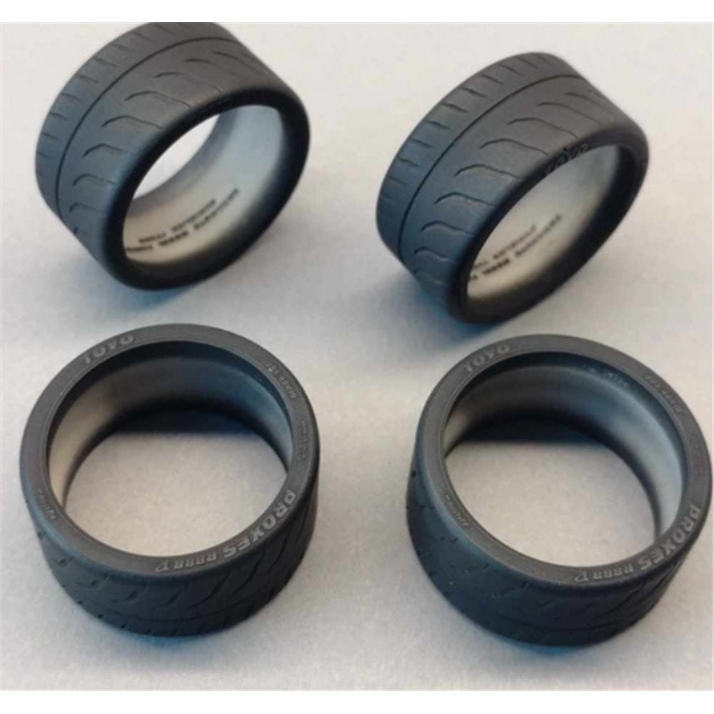 Yamamoto YMPRIM19 Semi Slick Tyres 18&amp;quot; Type 1 1/24 – imagen 3