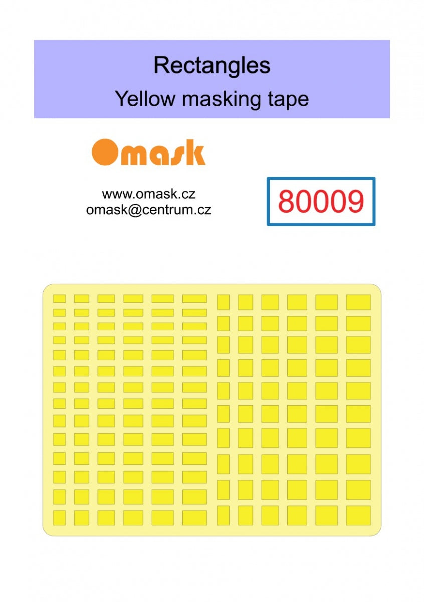 Omask X8002 Universal set 2 - yellow mask (80003, 80004, 80005, 80006, 80009) – immagine 6