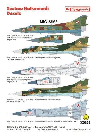 Techmod 32055 MiG-23MF 1/32 – image 2