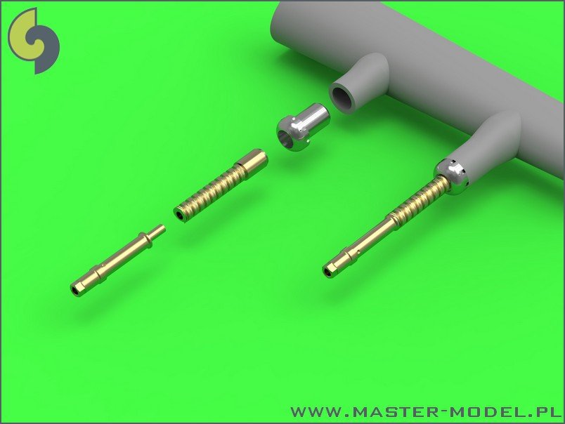 Master AM-24-009 Hawker Hurricane Mk IIC - Hispano Mk I 20mm cannons (with flat recoil springs) 1/24 – immagine 2