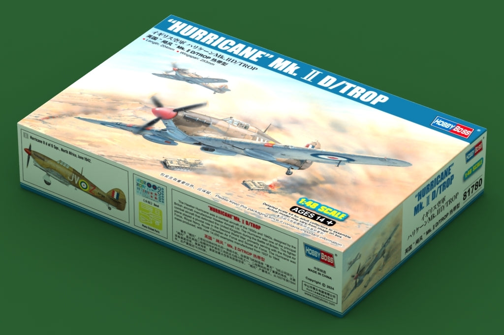 Hobby Boss 81780 HURRICANE Mk.ⅡD/TROP 1/48 – immagine 2