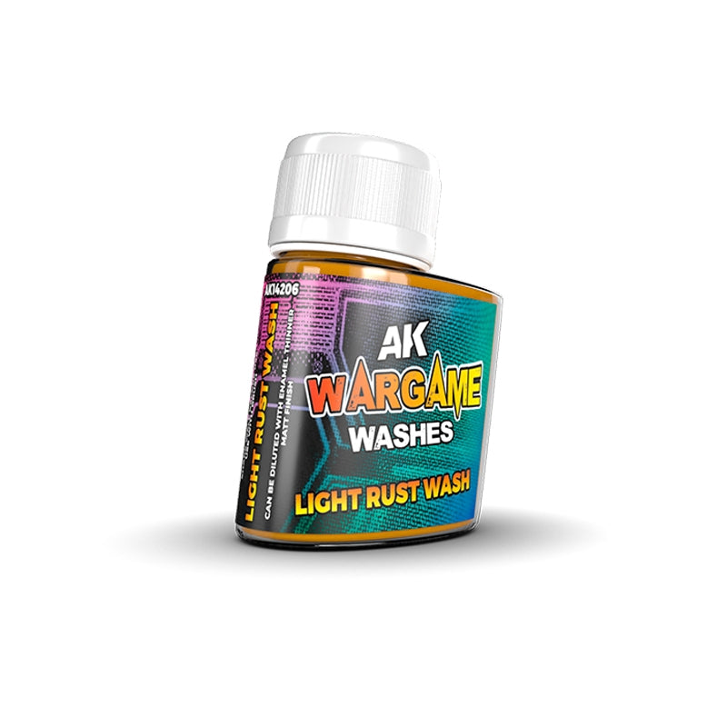 AK Interactive AK14206 Lavage rouille légère – Série Wargame 35 ml