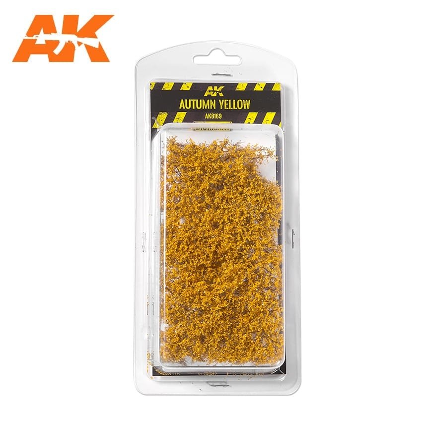 AK Interactive AK8169 ARBUSTES JAUNES D&amp;#39;AUTOMNE 75 MM / 90 MM 1/35
