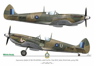 Décalcomanies Exito ED48003 Sexy Spitfires - Supermarine Spitfire LF Mk Vb - VIII - IXe 1/48 – image 5