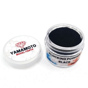 Poudre de flocage noire Yamamoto YMPF001