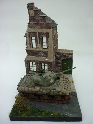 RT-Diorama 35202 Diorama-Base:Brick House Ruin 1/35 – image 8