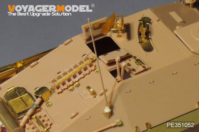 Voyager Model PE351052B WWII German Sd.Kfz.138/2 Hetzer Tank Destroyer Early Version (B ver include Gun Barrel) For ACADMY 13278 1/35 – immagine 19