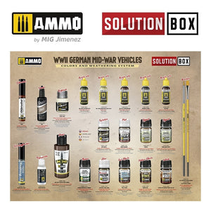 AMMO par Mig Jimenez 7727 SOLUTION BOX 21 – Véhicules allemands de la Seconde Guerre mondiale – image 5