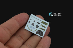 Quinta Studio QD72139 P-51D early 3D-Printed colored Interior on decal paper (Airfix) 1/72 – image 3
