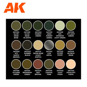 AK Interactive AK11763 SIGNATURE SET – ADAM WILDER 3G SET 18x17 ml – imagen 3