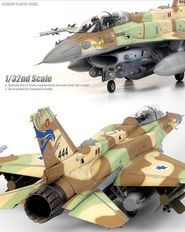 Academy 12105 F-16I SUFA 1/32 – Bild 5