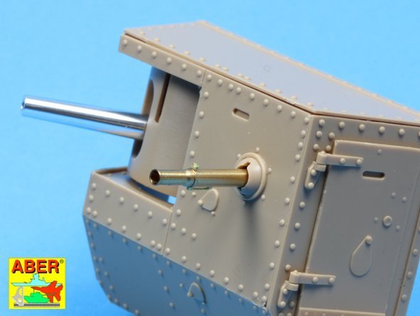Aber 35L-155 Barrels for British WWI Tank Mark IV – Male 1/35 – zdjęcie 3