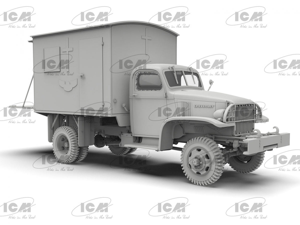 ICM 35586 WWII British Army Mobile Chapel 1/35 – zdjęcie 4