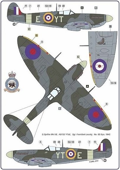 AML D32004 Czechoslovak commanders in the Spitfire 1/32 – image 4