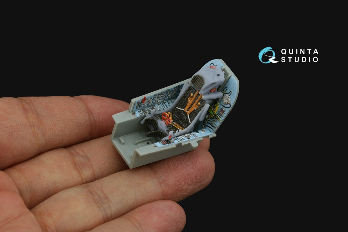 Quinta Studio QD+48480 Su-17M4/Su-22M4 3D-Printed &amp;amp; coloured Interior on decal paper (Hobby Boss) (with 3D-printed resin parts) 1/48 – imagen 9