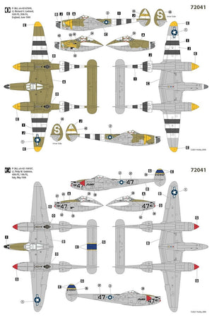 Hobby 2000 72041 P-38J Lightning - Europe 1944 1/72 – imagen 3