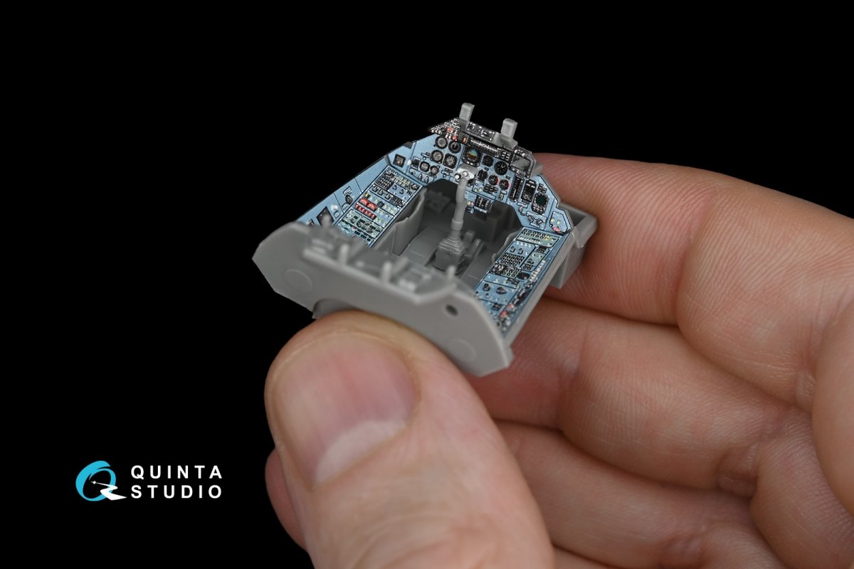 Quinta Studio QD48172 Su-33 3D-Printed &amp;amp; coloured Interior on decal paper (for Kinetic kit) 1/48 – imagen 4